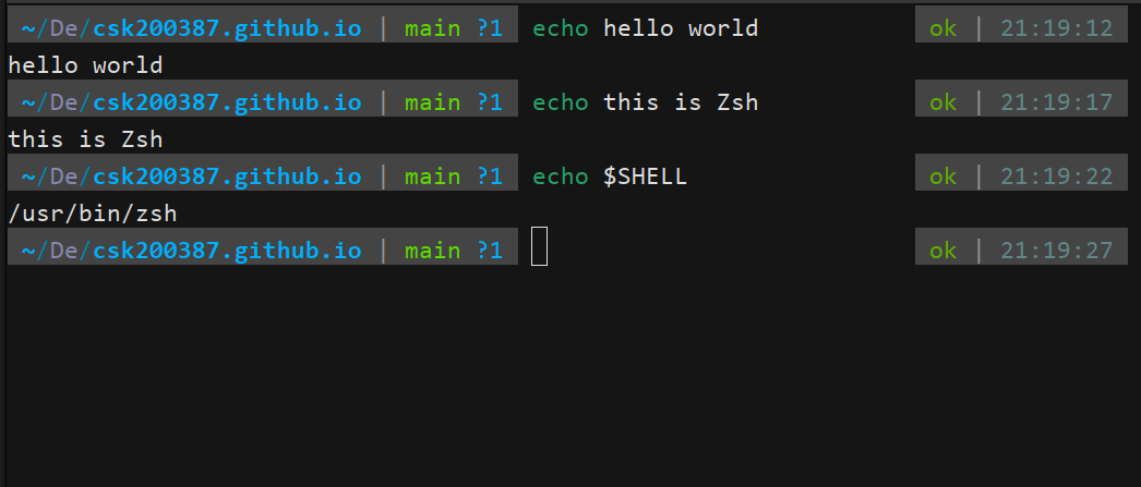 Zsh